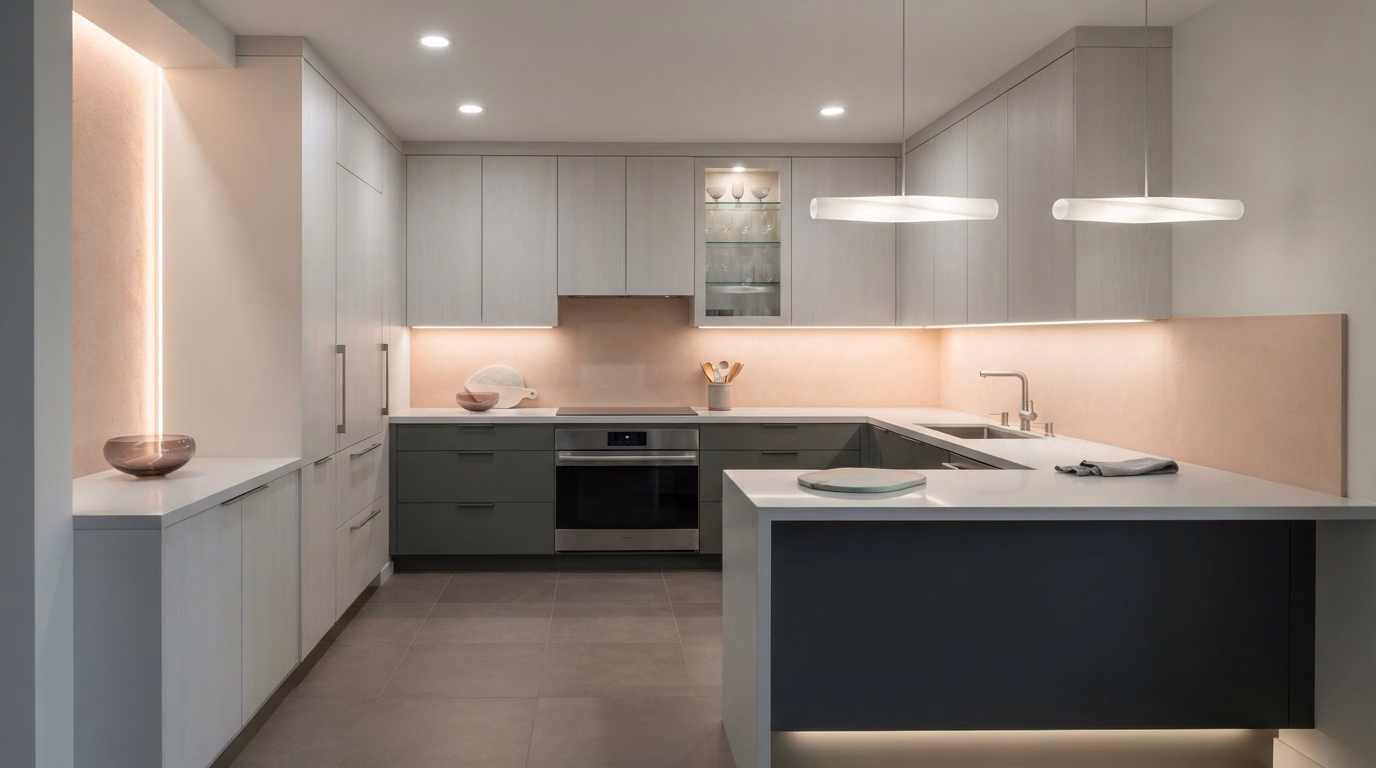 Kitchen Lighting in San Bernardino County.