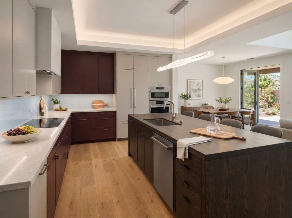 Open Concept Kitchen Style in San Bernardino County.