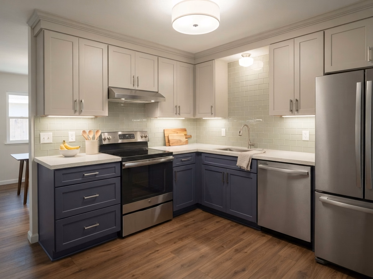 Cabinet refacing project in Alta Loma, CA.