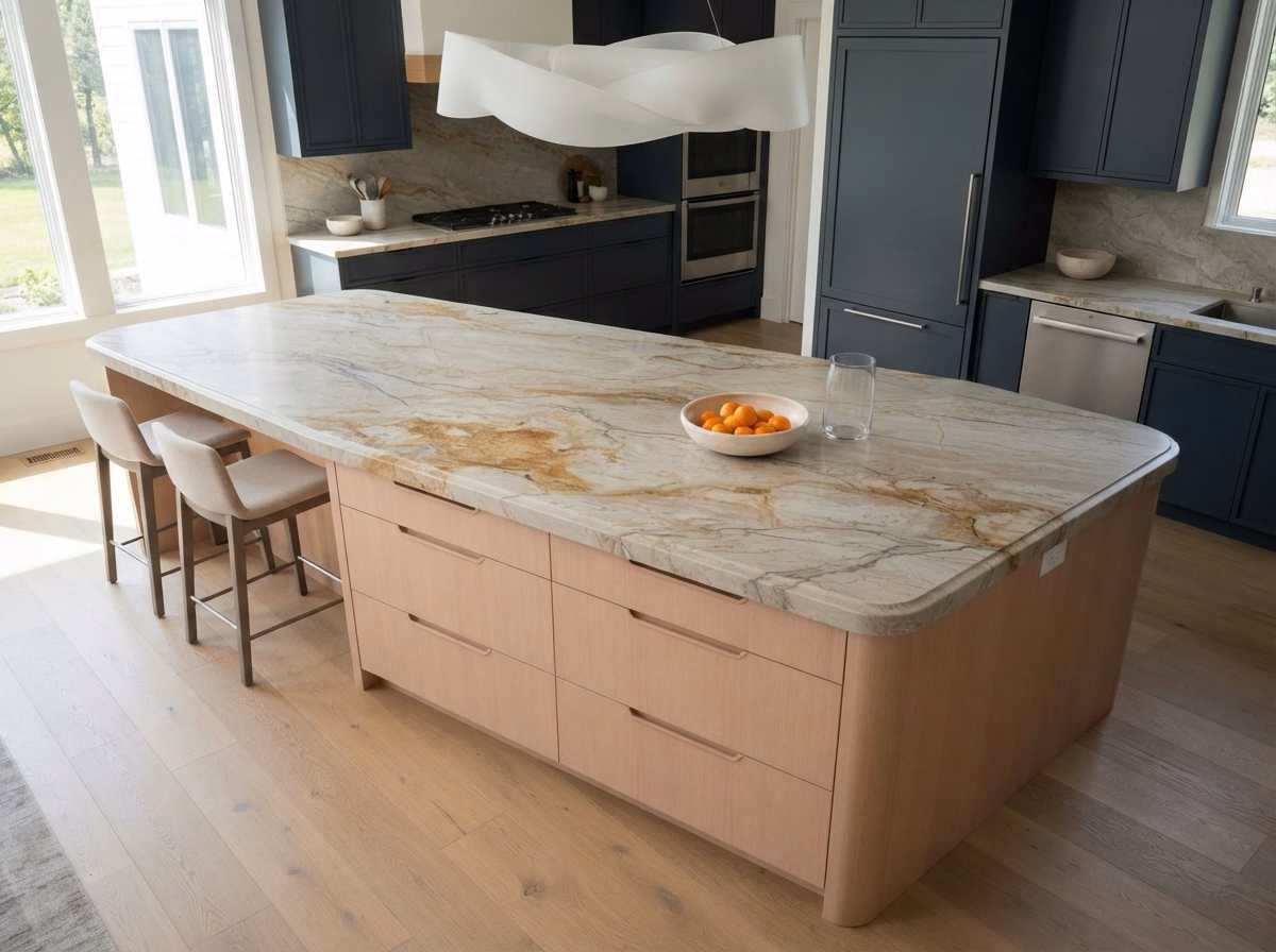 Kitchen Island Countertop Installation | San Bernardino County Kitchen Island Countertop Installation in San Bernardino County.