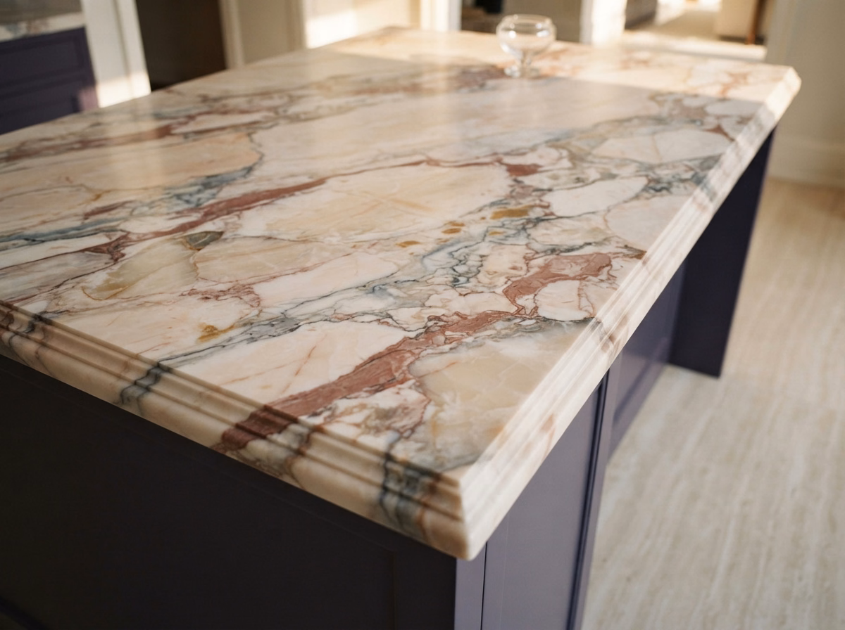 Marble Island Countertop | San Bernardino County Marble Island Countertop in San Bernardino County.