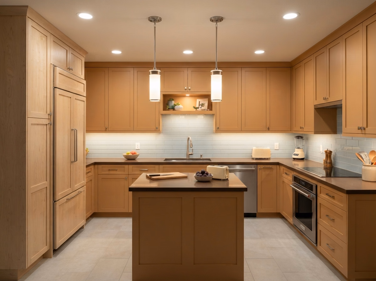 Transitional Layered Lighting | San Bernardino County Transitional Layered Lighting in San Bernardino County.