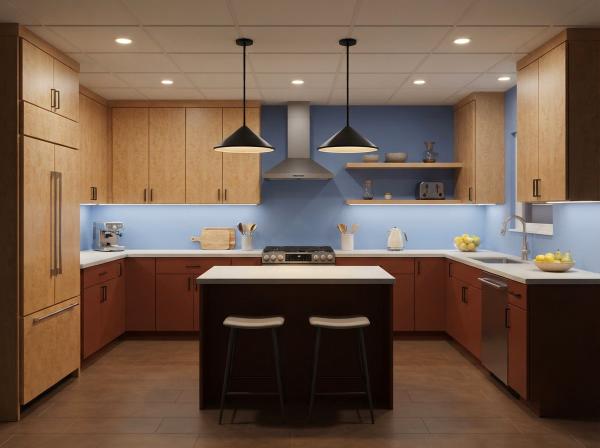 Warm Modern Lighting | San Bernardino County Warm Modern Lighting in San Bernardino County.